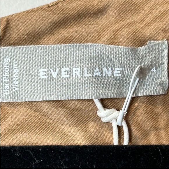 NWT EVERLANE The Structured Jumpsuit Toasted Coconut Tan Camel Size 4 - Picture 6 of 12